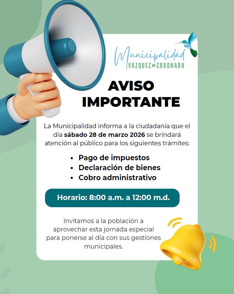 Se podrán hacer algunos trámites el sábado 28 de marzo