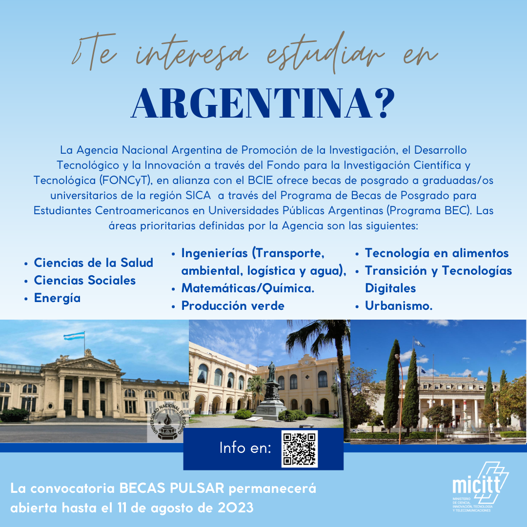Becas para estudiar en Argentina